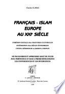 Français, Islam, Europe au XXIe siècle