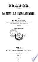 France. Dictionnaire encyclopedique. Avec planches