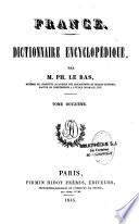 France. Dictionnaire encyclopédique