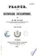 France. Dictionnaire encyclopédique