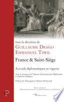 France Saint-Siège. Accords diplomatiques en vigueur