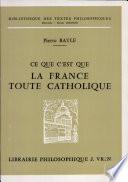 France Toute Catholique (la)
