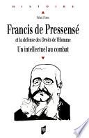 Francis de Pressensé et la défense des Droits de l'homme
