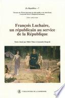 François Luchaire, un républicain au service de la République