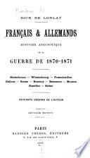 Franc̲ais & Allemands