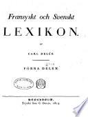 Fransvskt och Svenskt lexikon