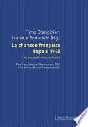 Französische Chanson seit 1945