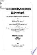 Französisches etymologisches Wörterbuch