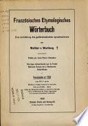 Französisches etymologisches Wörterbuch