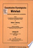 Französisches etymologisches Wörterbuch: Materialien unbekannten oder unsicheren Ursprungs