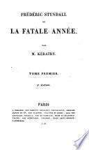 Frédéric Styndall, ou la Fatale année