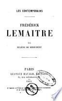 Frédérick Lemaitre par Eugène de Mirecourt