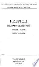 French Military Dictionary
