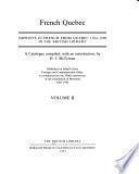 French Quebec