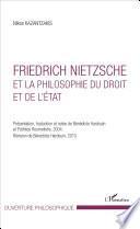 Friedrich Nietzsche et la philosophie du droit et de l'État