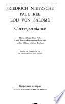 Friedrich Nietzsche, Paul Rée, Lou von Salomé