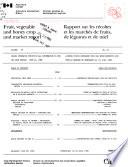 Fruit, Vegetable & Honey Crop and Market Report