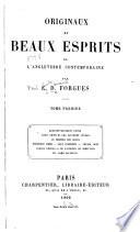 G. M. Lewis, J. Smith et les causeurs anglais. Le dernier des beaux. T. Hook. Lady Stanhope. Amélia Opie. S. Rogers. Le forgeron de Sheffield. T. N. Talfourd