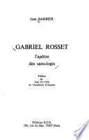 Gabriel Rosset, l'apôtre des sans-logis