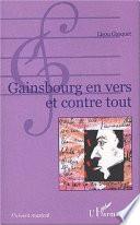GAINSBOURG EN VERS ET CONTRE TOUT