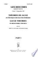 Gauge Theories in High Energy Physics