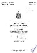 Gazette Du Bureau Des Brevets