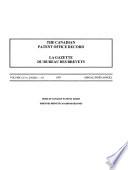 Gazette Du Bureau Des Brevets