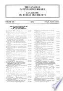Gazette Du Bureau Des Brevets