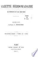 Gazette Hebdomadaire de Medecine et de Chirurgie