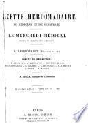 Gazette hebdomadaire de médecine et de chirurgie