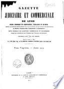 Gazette judiciaire et commerciale de Lyon