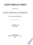 Gazette médicale d'Orient