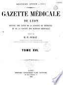 Gazette médicale de Lyon