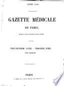 Gazette médicale de Paris