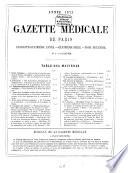 Gazette médicale de Paris
