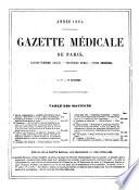 Gazette médicale de Paris