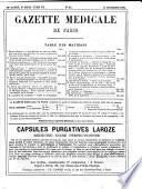 Gazette médicale de Paris
