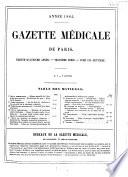 Gazette médicale de Paris