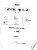 Gazette musicale de Paris