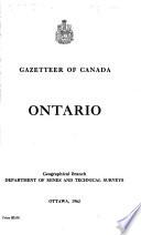 Gazetteer of Canada