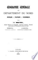 Geéographia gérérale du département du Nord