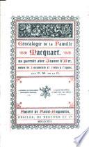 Généalogie de la famille Macquart, sa parenté avec Jeanne d'Arc, suici de documents et notes à l'appui