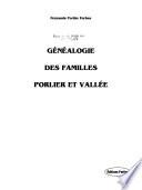 Généalogie des familles Porlier et Vallée