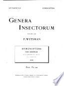 Genera insectorum