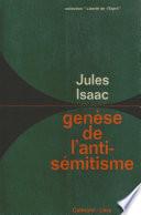 Genèse de l'antisémitisme