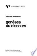Genèses du discours