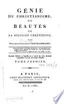 Génie du christianisme ou beautés de la religion chrétienne