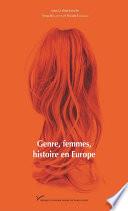 Genre, femmes, histoire en Europe