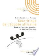 Géocritique de l'épopée africaine