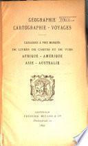Géographie, cartographie - voyages